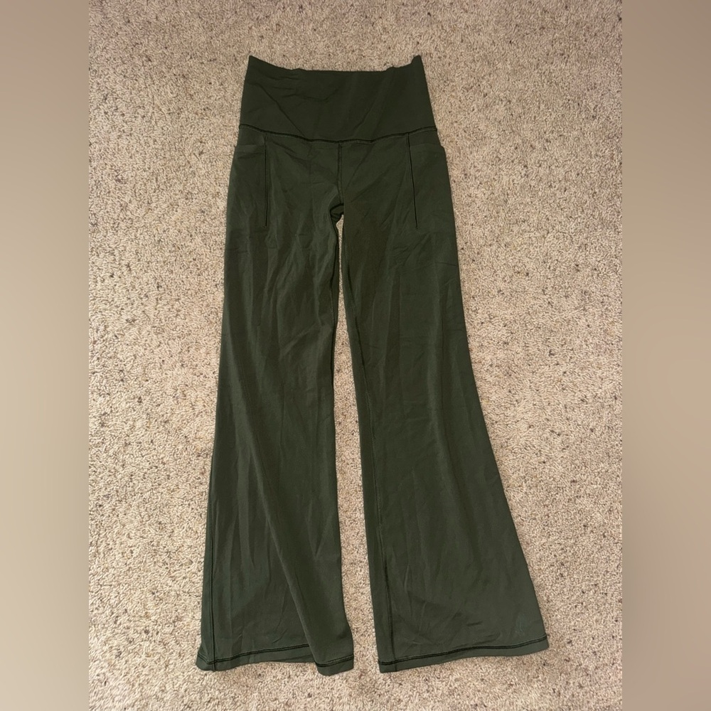 Athleta Olive Green Flare leggings - Picture 6 of 6